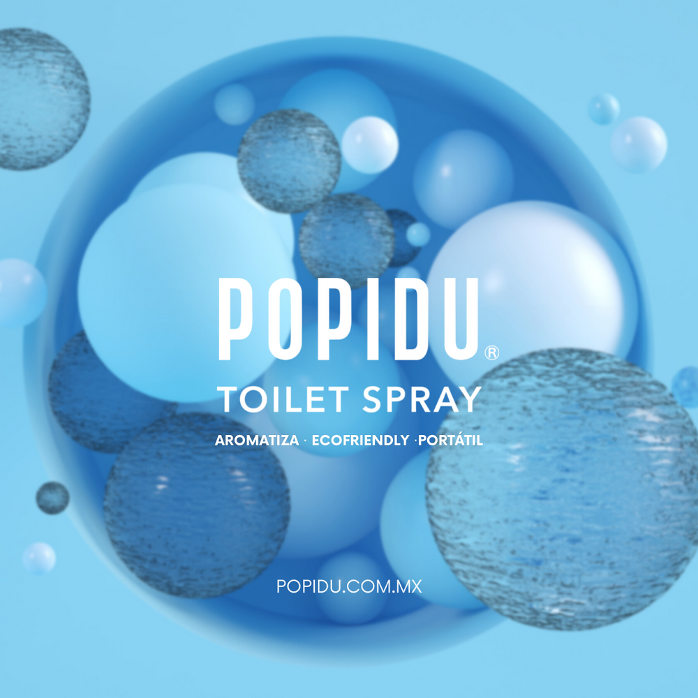 Aromatizante para baño POPIDU® . Elimina el mal olor en el baño y aromatiza para que tus baños siempre huelan delicioso. Portátil